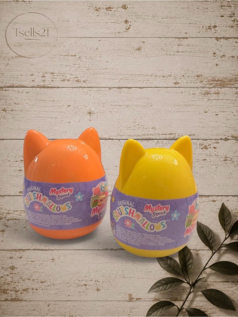 NWT Squishmallows Mystery Squad Easter Capsules - Bundle of 2 (4 in)